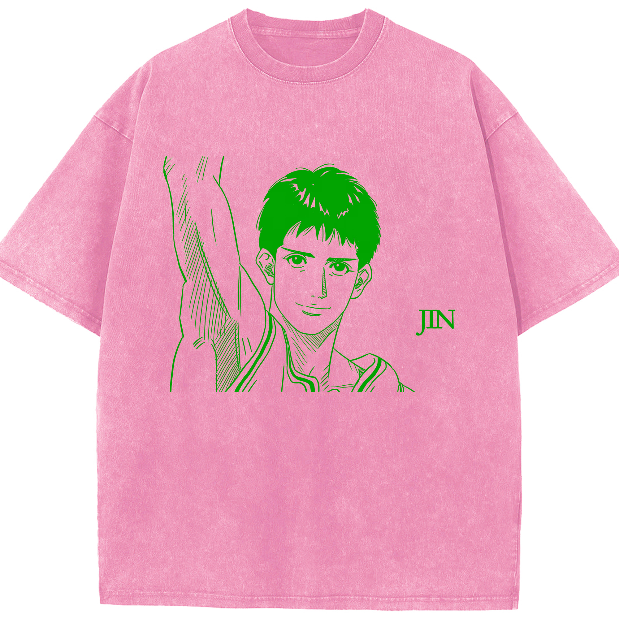 （画像用） SLAM DUNK／スラムダンク 綿100% ヴィンテージ風 半袖Tシャツ（フロントプリント）